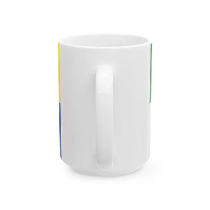 Koksijde vlag (Belgium) White Coffee Mug - Go Mug Yourself