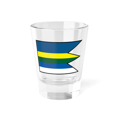 Kolibabovce Sobrance Flag (Slovakia) Shot Glass 1.5oz 1.5oz - Go Mug Yourself