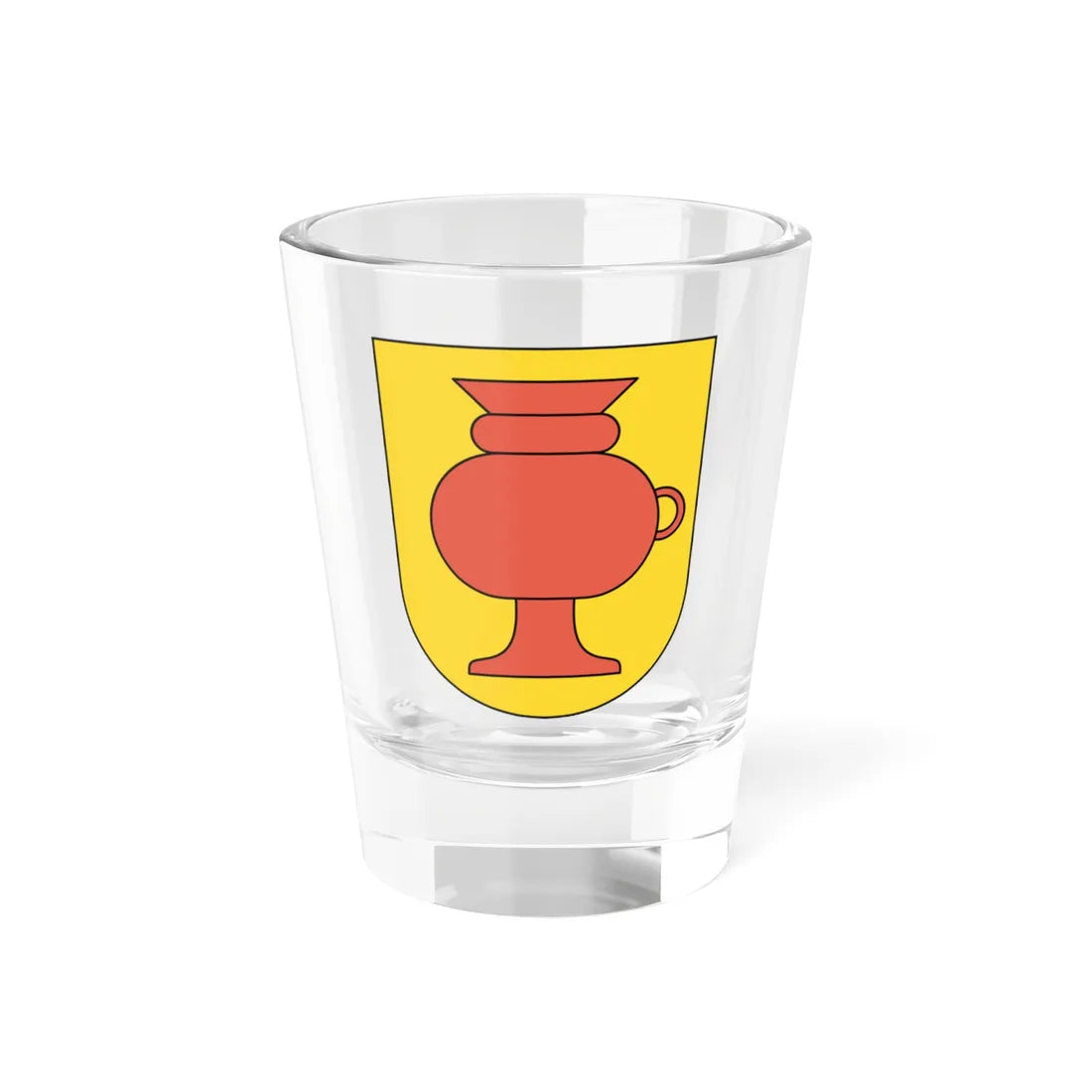 Kollbrunn coat of arms (Switzerland) (Coat of Arms) Shot Glass 1.5oz 1.5oz - Go Mug Yourself