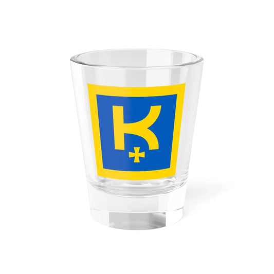 Komarno flag (Ukraine) Shot Glass 1.5oz 1.5oz - Go Mug Yourself