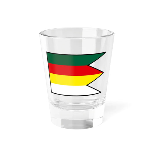 Komarovce Kosice Okolie Flag (Slovakia) Shot Glass 1.5oz 1.5oz - Go Mug Yourself
