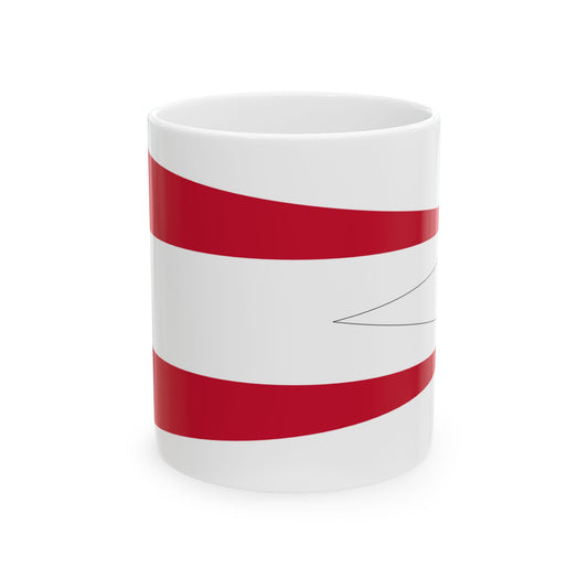 Kommandantenwimpel Austria (Austria) White Coffee Mug-11oz-Go Mug Yourself
