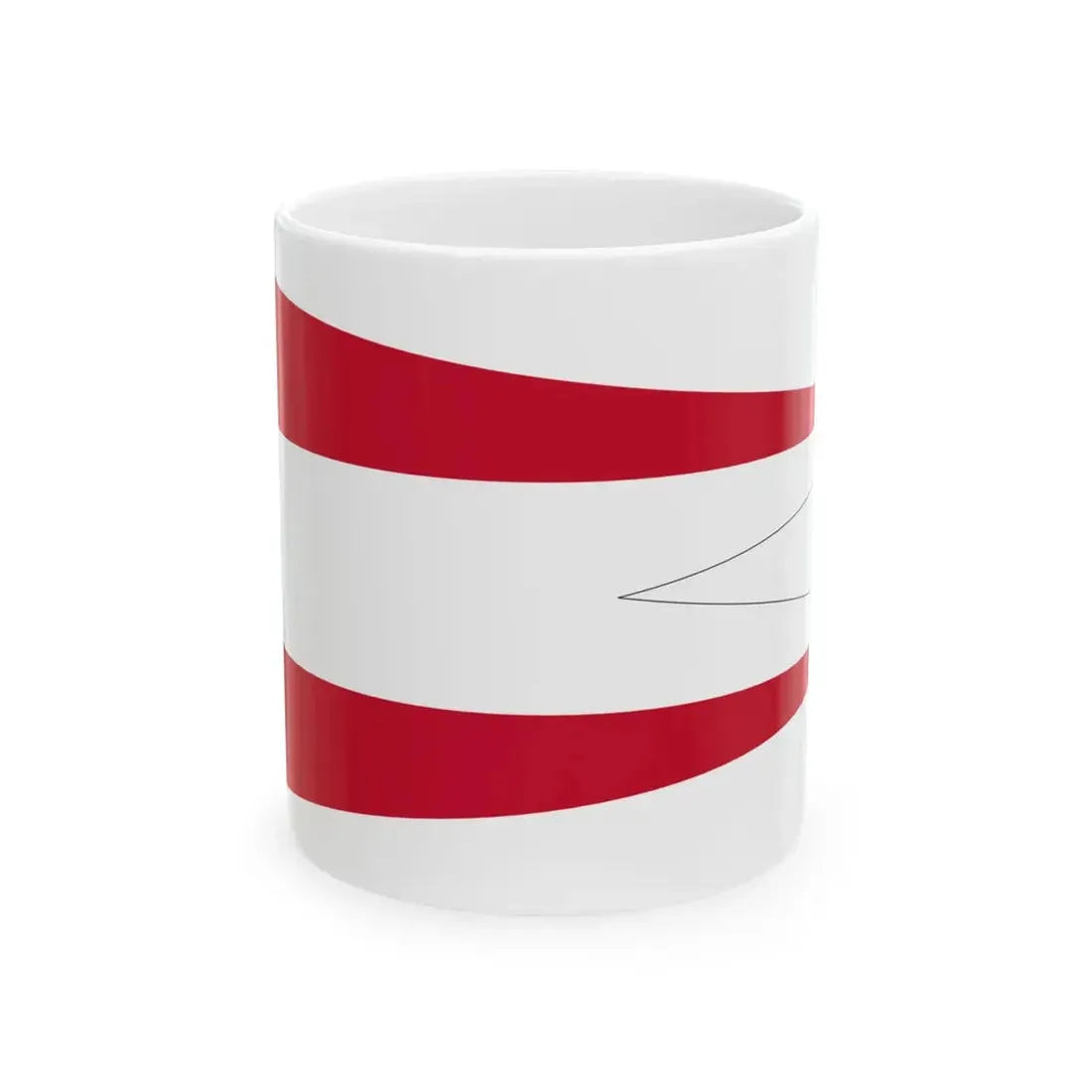 Kommandantenwimpel Austria (Austria) White Coffee Mug 11oz - Go Mug Yourself