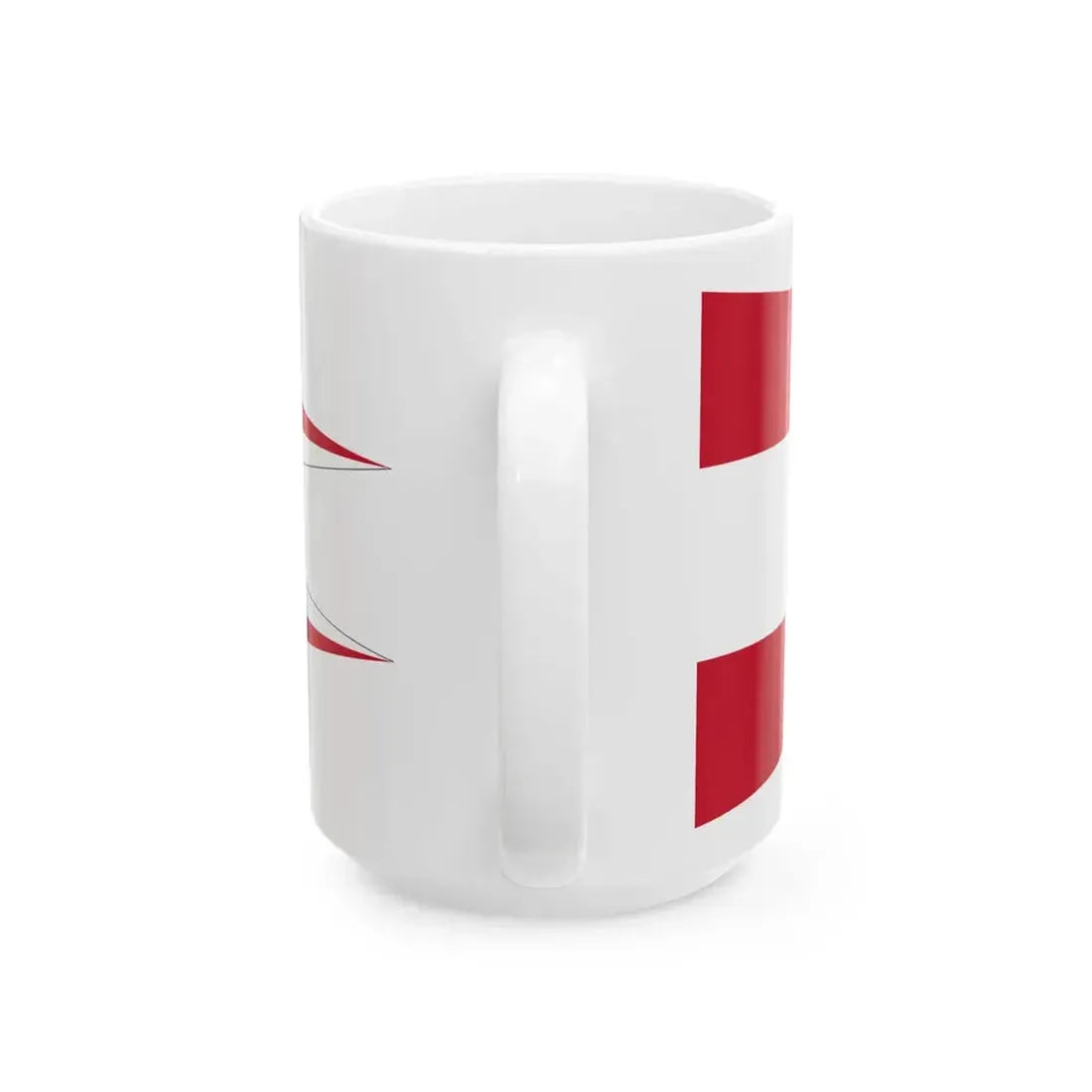 Kommandantenwimpel Austria (Austria) White Coffee Mug - Go Mug Yourself