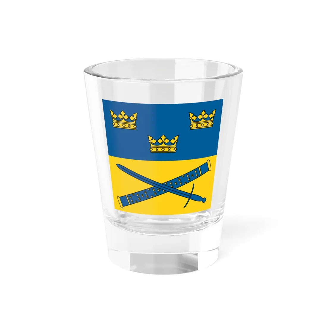 Kommandotecken Chefen for insatsstaben (Sweden) Shot Glass 1.5oz 1.5oz - Go Mug Yourself