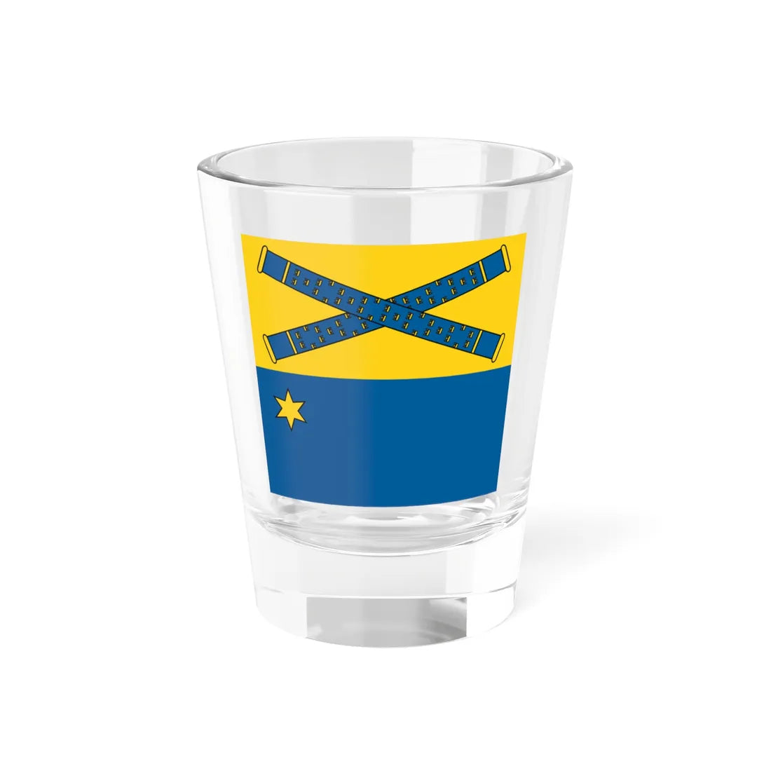 Kommandotecken Chefen for specialforbandsledningen (Sweden) Shot Glass 1.5oz 1.5oz - Go Mug Yourself