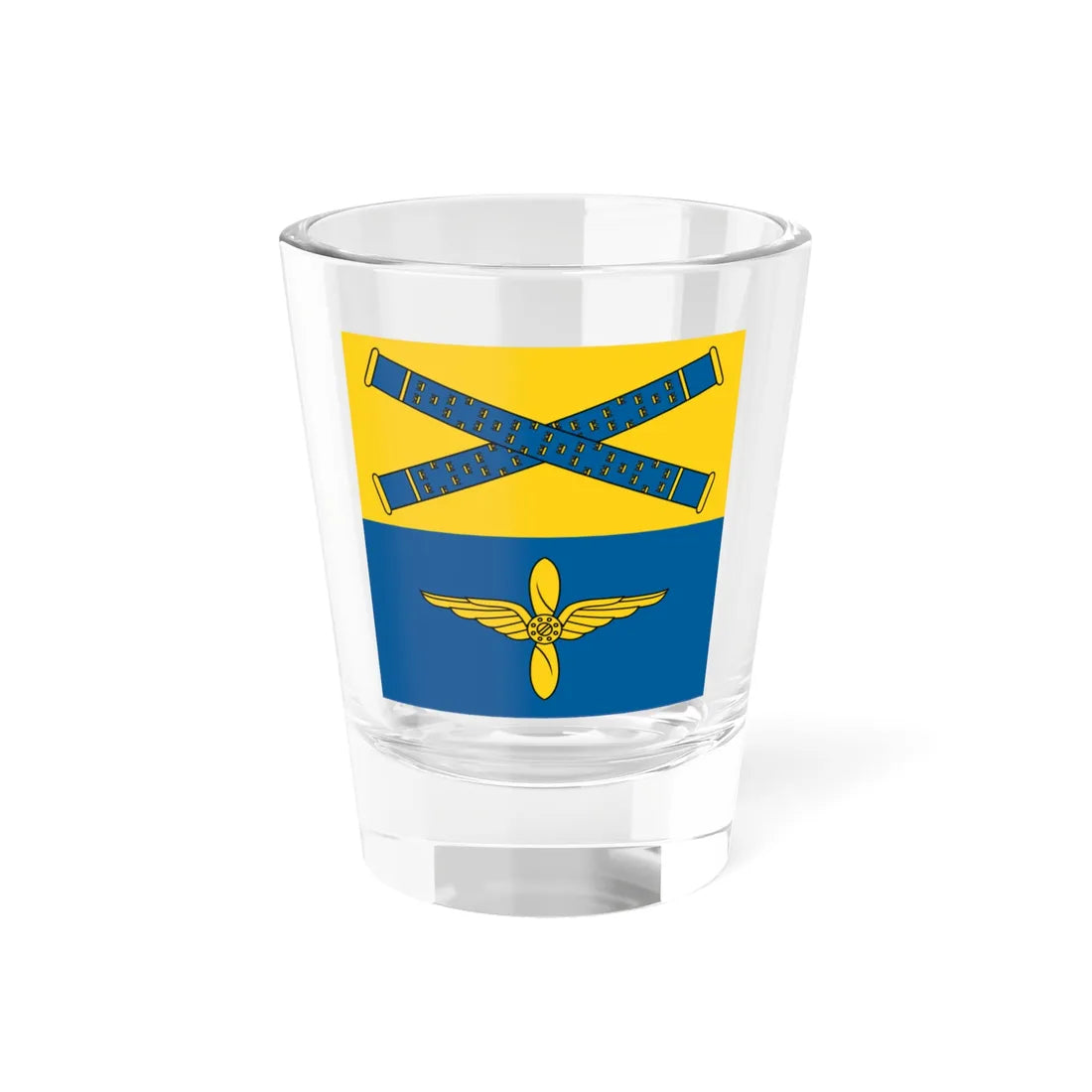 Kommandotecken Flygvapenchefen (Sweden) Shot Glass 1.5oz 1.5oz - Go Mug Yourself