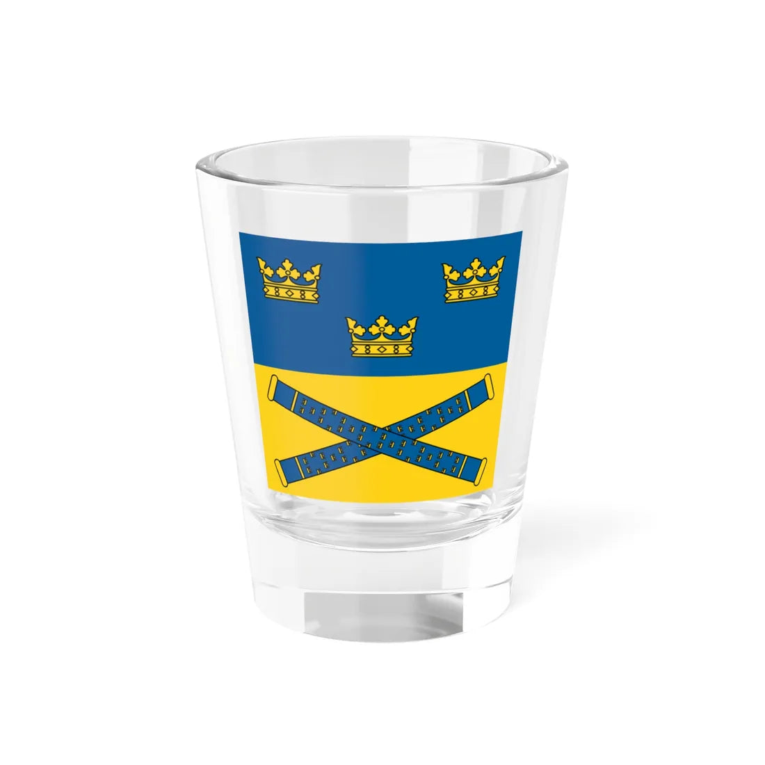 Kommandotecken Overbefalhavaren (Sweden) Shot Glass 1.5oz 1.5oz - Go Mug Yourself