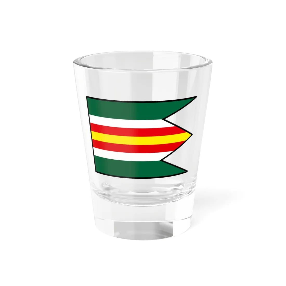 Komoca Nove Zamky Flag (Slovakia) Shot Glass 1.5oz 1.5oz - Go Mug Yourself