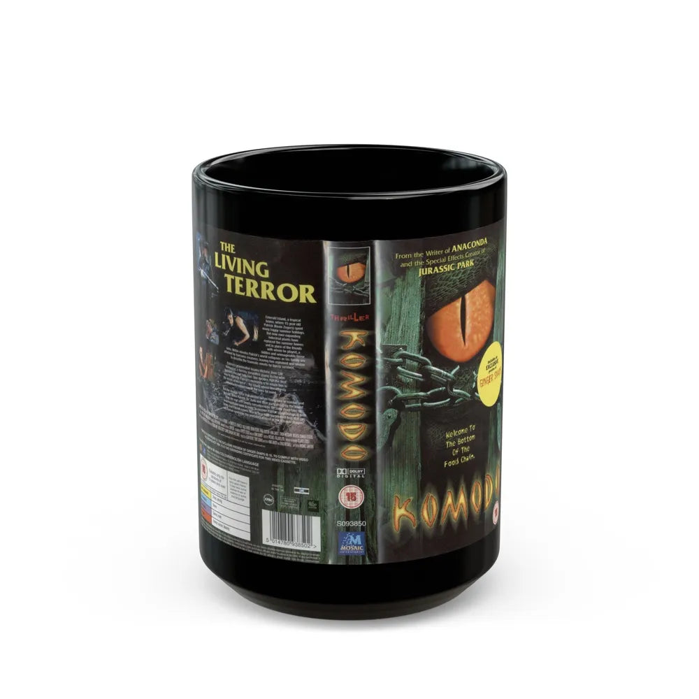 KOMODO (VHS COVER) - Black Coffee Mug-15oz-Go Mug Yourself