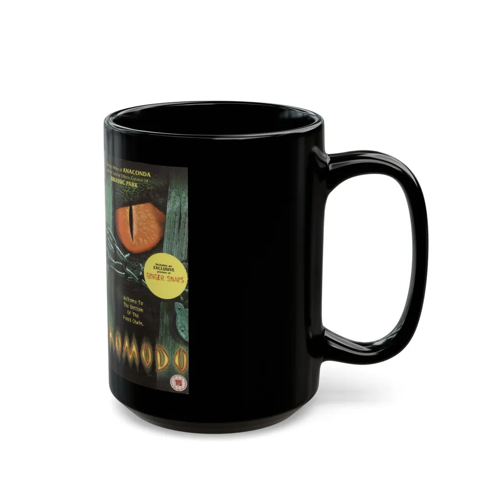 KOMODO (VHS COVER) - Black Coffee Mug-Go Mug Yourself