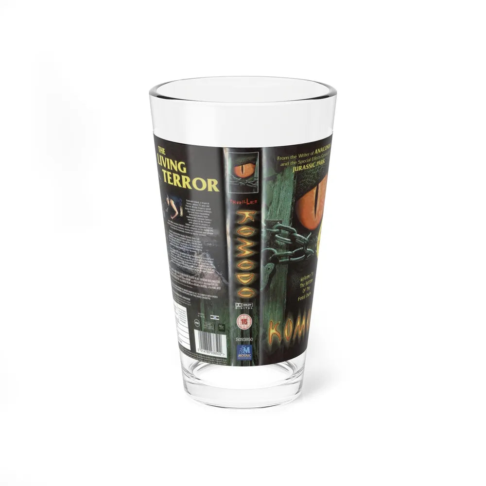 KOMODO (VHS COVER) Pint Glass 16oz-16oz-Go Mug Yourself