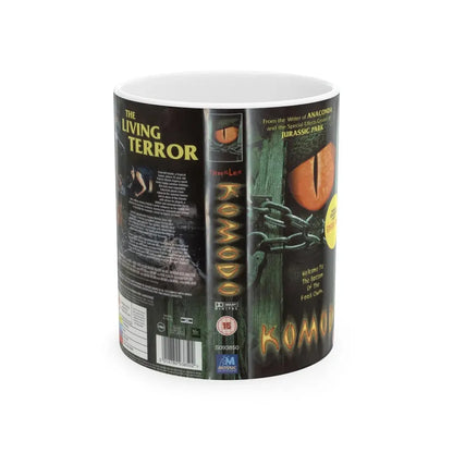 KOMODO (VHS COVER) - White Coffee Mug 11oz - Go Mug Yourself