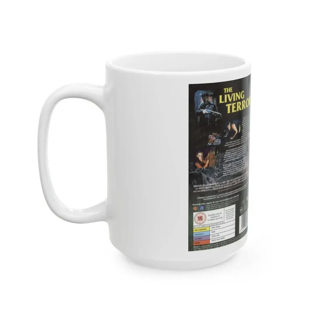 KOMODO (VHS COVER) - White Coffee Mug - Go Mug Yourself