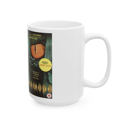 KOMODO (VHS COVER) - White Coffee Mug - Go Mug Yourself