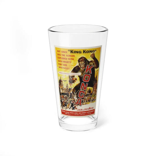 KONGA 1961 Movie Poster - Pint Glass 16oz 16oz - Go Mug Yourself
