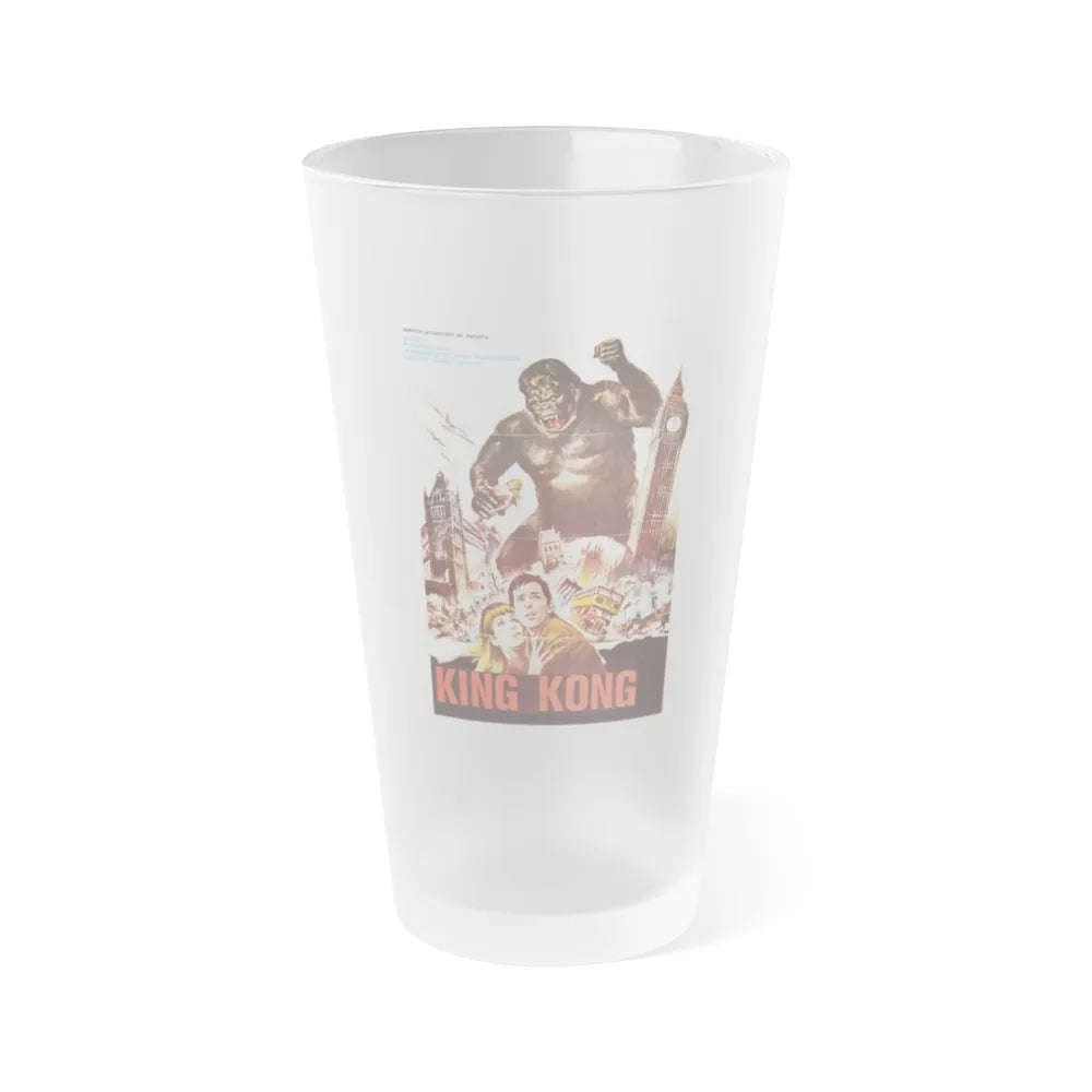 KONGA (3) 1961 Movie Poster - Frosted Pint Glass 16oz-16oz-Frosted-Go Mug Yourself