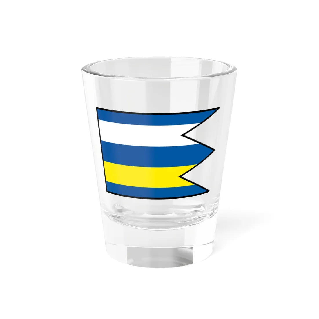 Koniarovce Topolcany Flag (Slovakia) Shot Glass 1.5oz 1.5oz - Go Mug Yourself