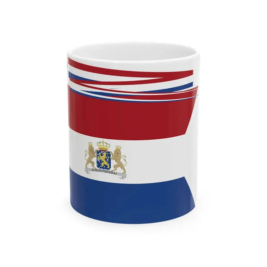 Koningin-moeder Emma der Nederlanden vlag en wimpel 1898-1908 (Netherlands) White Coffee Mug 11oz - Go Mug Yourself