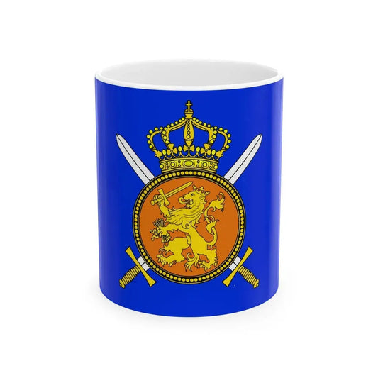 Koninklijke Landmacht vlag (Netherlands) White Coffee Mug 11oz - Go Mug Yourself
