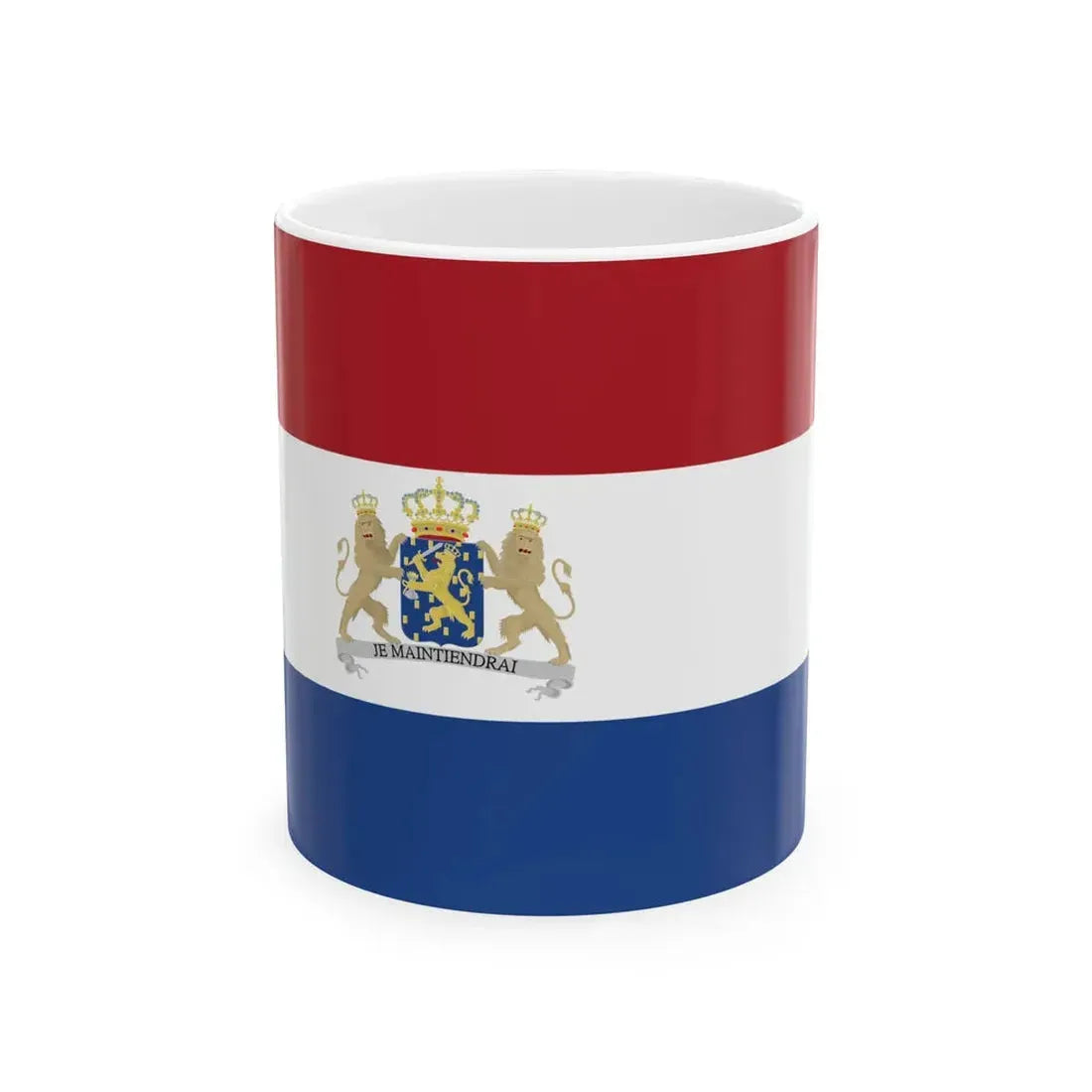 Koninklijke vlag van Nederland 1815-1908 (Netherlands) White Coffee Mug 11oz - Go Mug Yourself