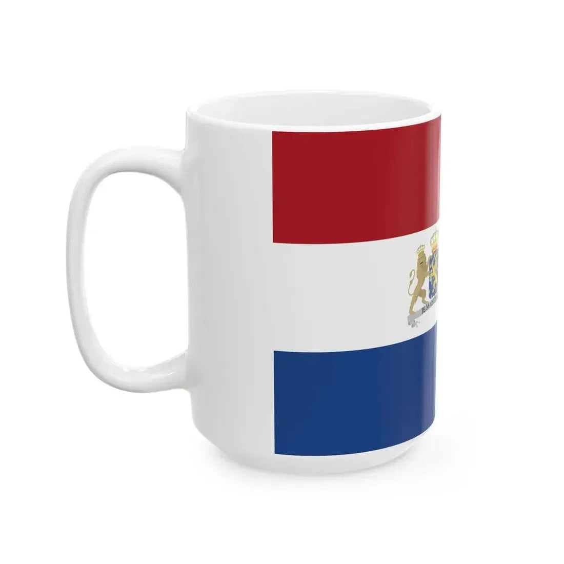 Koninklijke vlag van Nederland 1815-1908 (Netherlands) White Coffee Mug - Go Mug Yourself