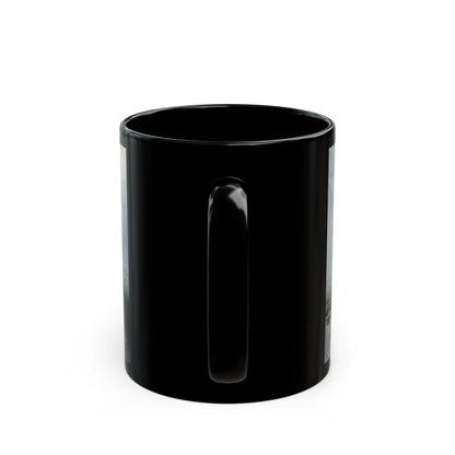 Konstantin Yakovlevich Kryzhitsky (1858-1911) A Swamp - Black Coffee Mug-Go Mug Yourself