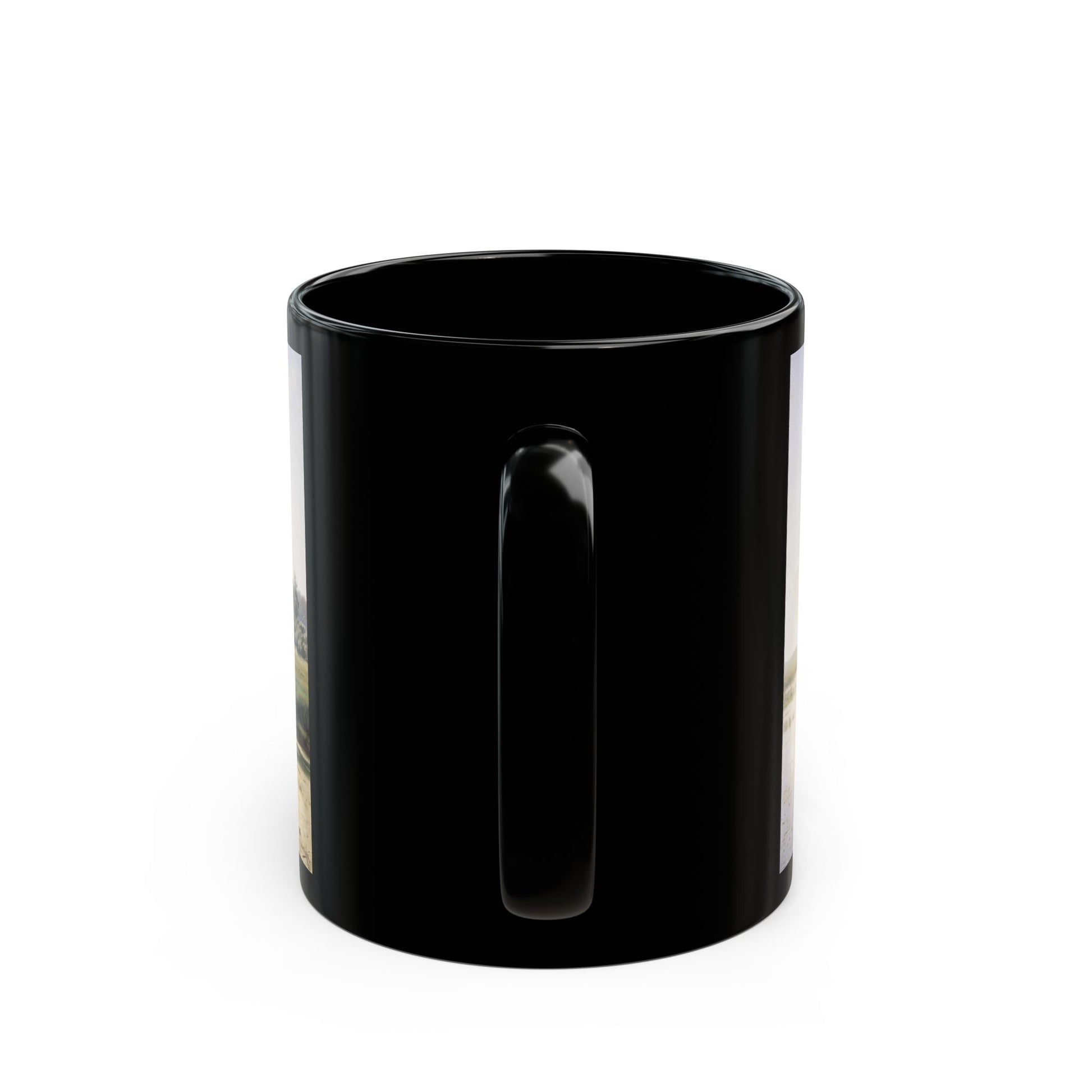 Konstantin Yakovlevich Kryzhitsky (1858-1911) Forenoon - 1885 - Black Coffee Mug-Go Mug Yourself