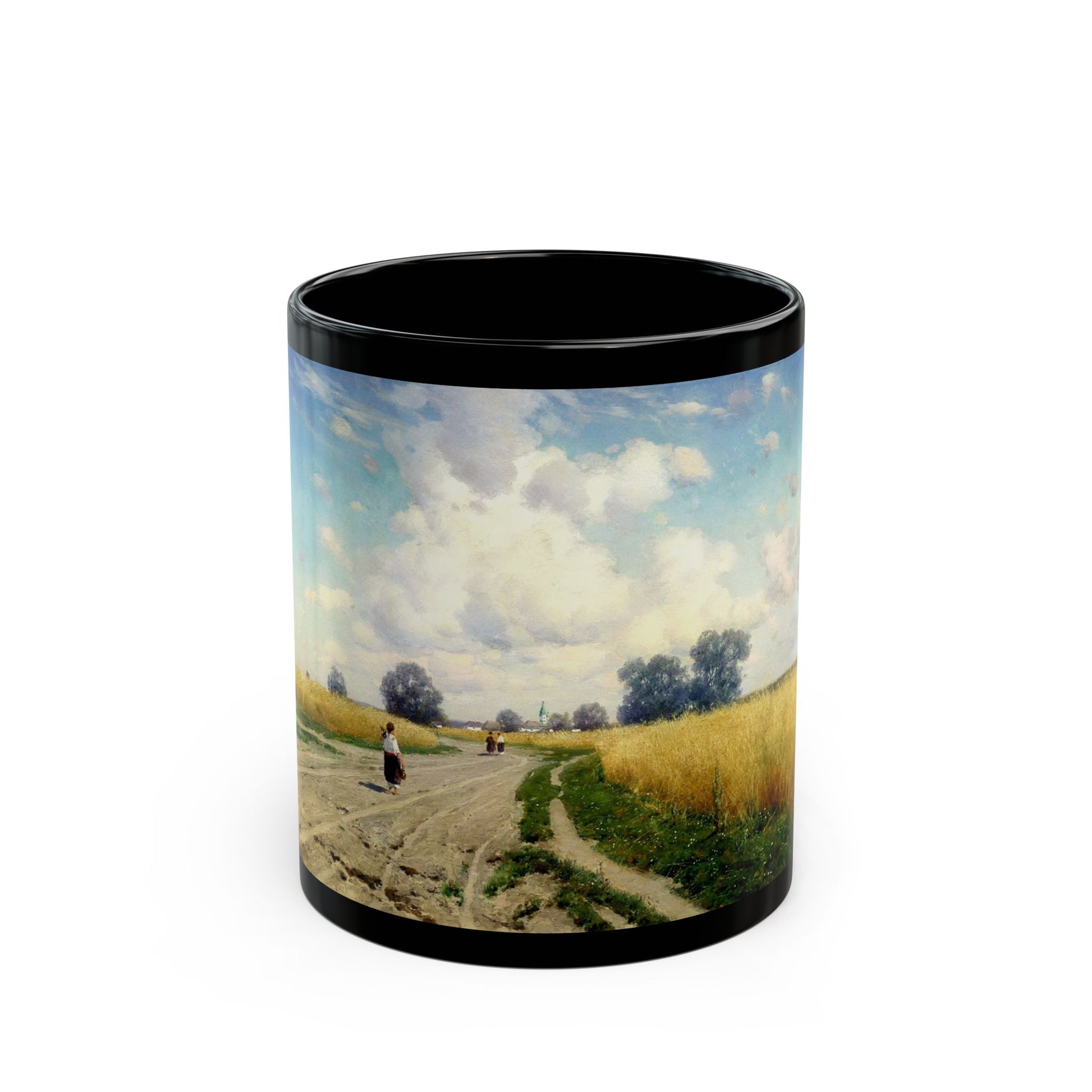 Konstantin Yakovlevich Kryzhitsky (1858-1911) Road - 1899 - Black Coffee Mug-11oz-Go Mug Yourself