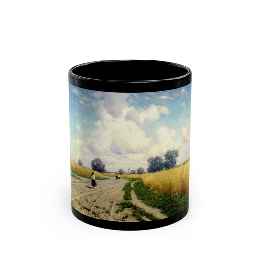 Konstantin Yakovlevich Kryzhitsky (1858-1911) Road - 1899 - Black Coffee Mug-11oz-Go Mug Yourself