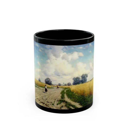 Konstantin Yakovlevich Kryzhitsky (1858-1911) Road - 1899 - Black Coffee Mug 11oz - Go Mug Yourself