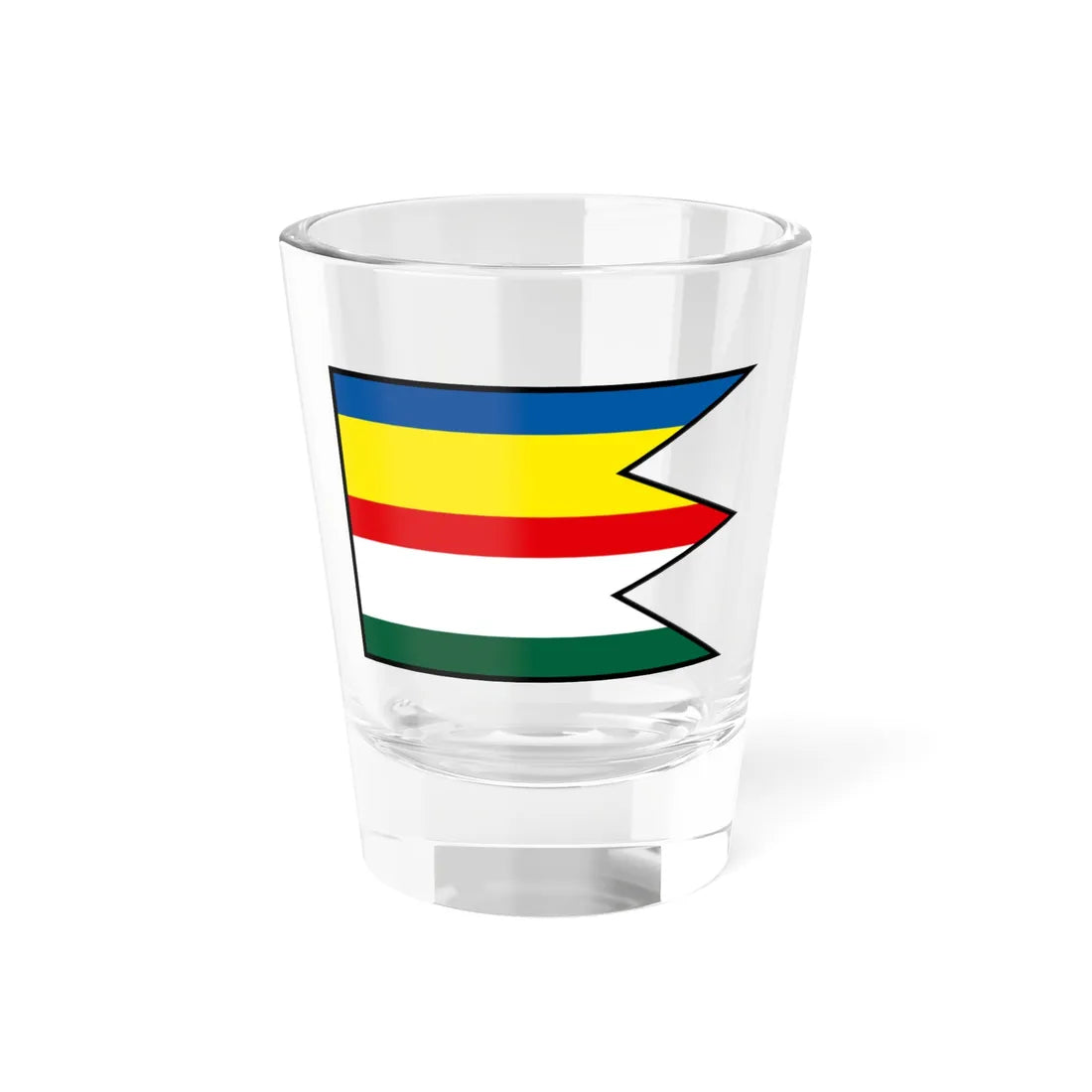 Kopcany Skalica Flag (Slovakia) Shot Glass 1.5oz 1.5oz - Go Mug Yourself
