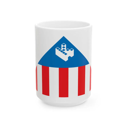 Kopimi logo usa (United States) White Coffee Mug 15oz - Go Mug Yourself