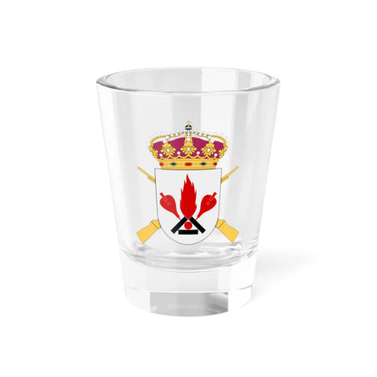 Kopparbergsbrigaden vapen (Sweden) (Coat of Arms) Shot Glass 1.5oz 1.5oz - Go Mug Yourself