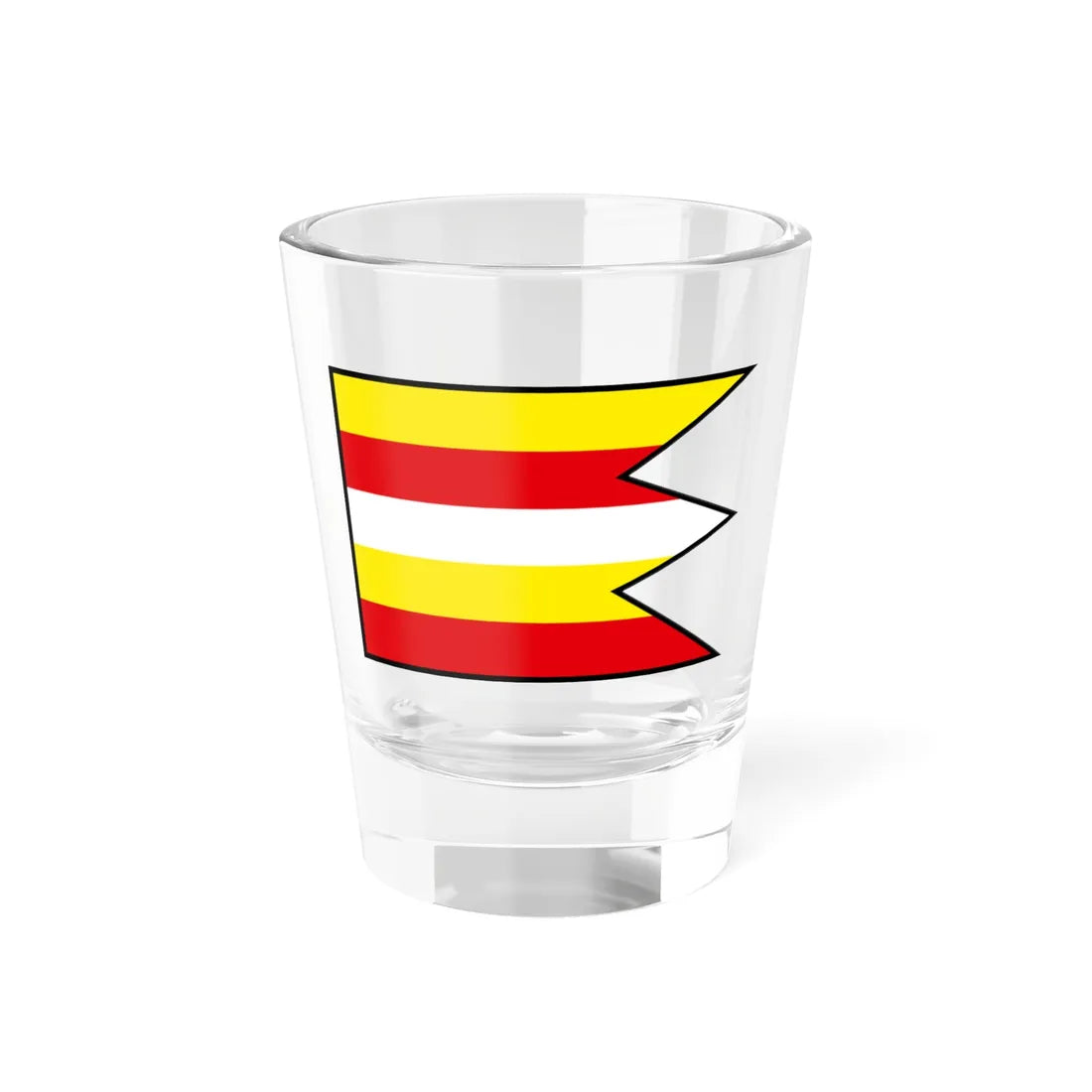 Kordiky Banska Bystrica Flag (Slovakia) Shot Glass 1.5oz 1.5oz - Go Mug Yourself