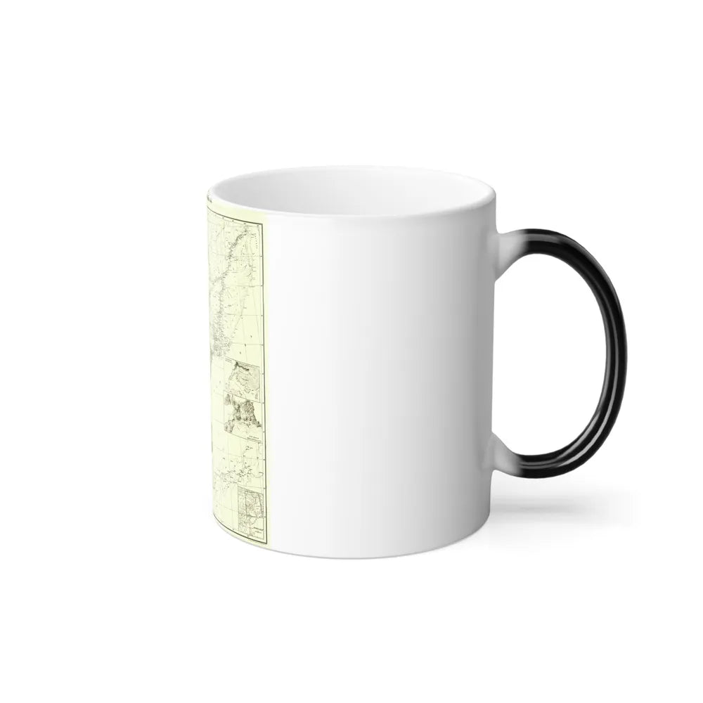 Korea and Manchuria (1904) (Map) Color Changing Mug 11oz-Go Mug Yourself