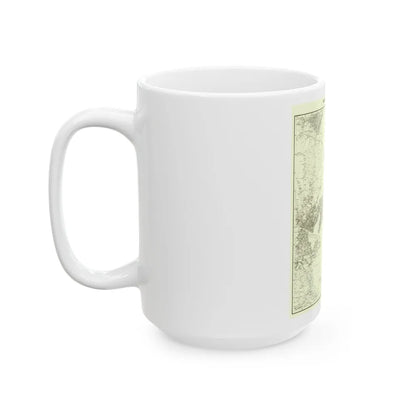 Korea and Manchuria (1904) (Map) White Coffee Mug-Go Mug Yourself