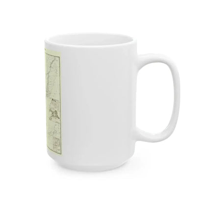 Korea and Manchuria (1904) (Map) White Coffee Mug - Go Mug Yourself
