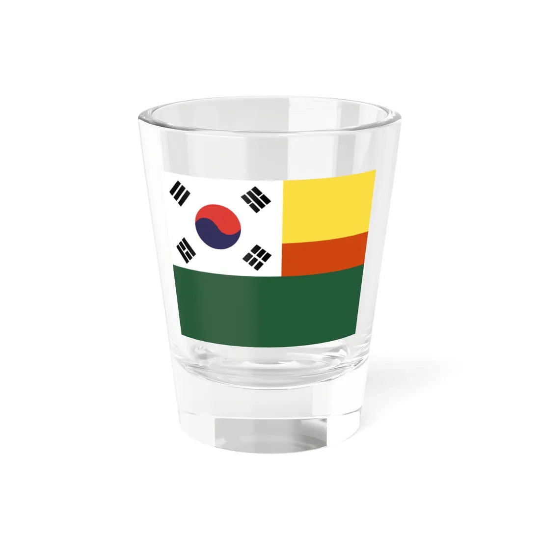 Korea Independence Army Marching Flag (Korea) Shot Glass 1.5oz 1.5oz - Go Mug Yourself