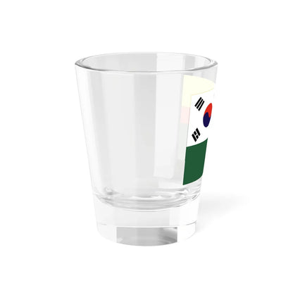 Korea Independence Army Marching Flag (Korea) Shot Glass 1.5oz - Go Mug Yourself