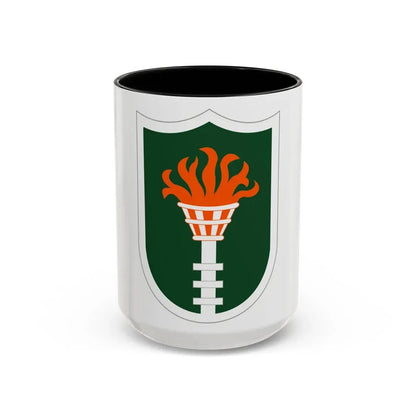 Korean Communications Zone (U.S. Army) Accent Coffee Mug 15oz Black - Go Mug Yourself