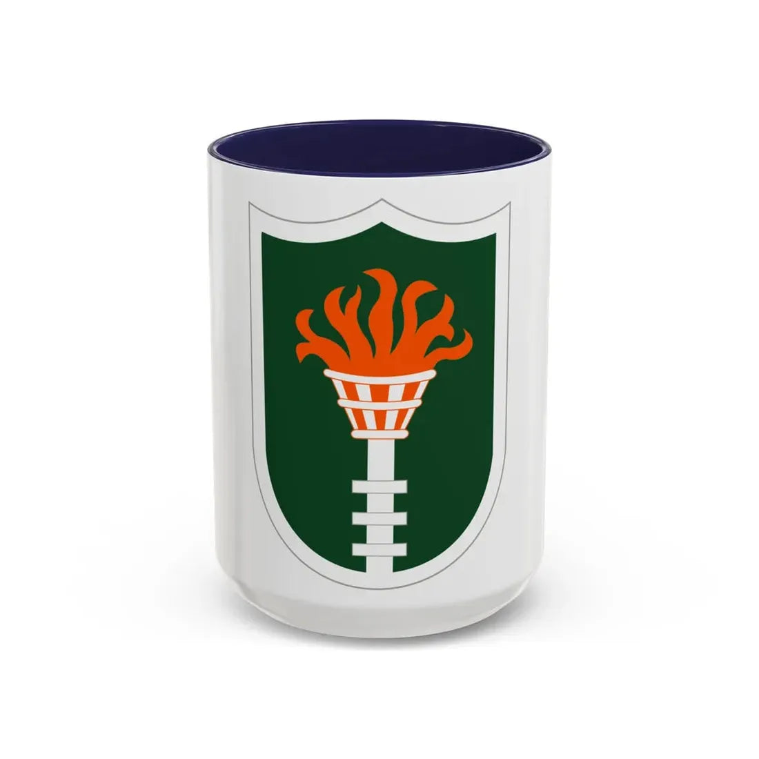 Korean Communications Zone (U.S. Army) Accent Coffee Mug 15oz Navy - Go Mug Yourself