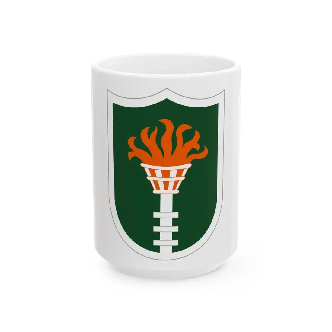 Korean Communications Zone (U.S. Army) White Coffee Mug 15oz - Go Mug Yourself