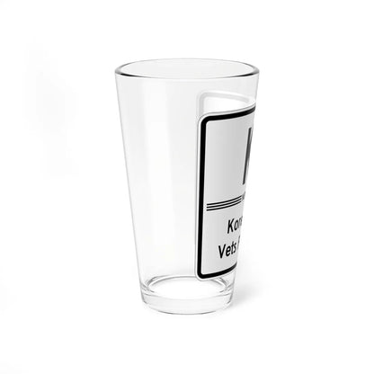 Korean War Veterans Pkwy Shield free (New York) (Road Sign) Pint Glass 16oz - Go Mug Yourself