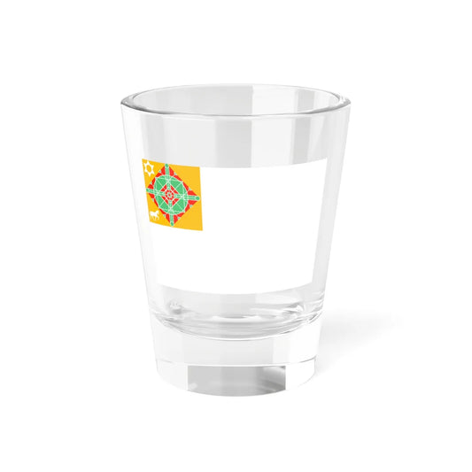 Koreshan Unity State Flag (United States) Shot Glass 1.5oz 1.5oz - Go Mug Yourself