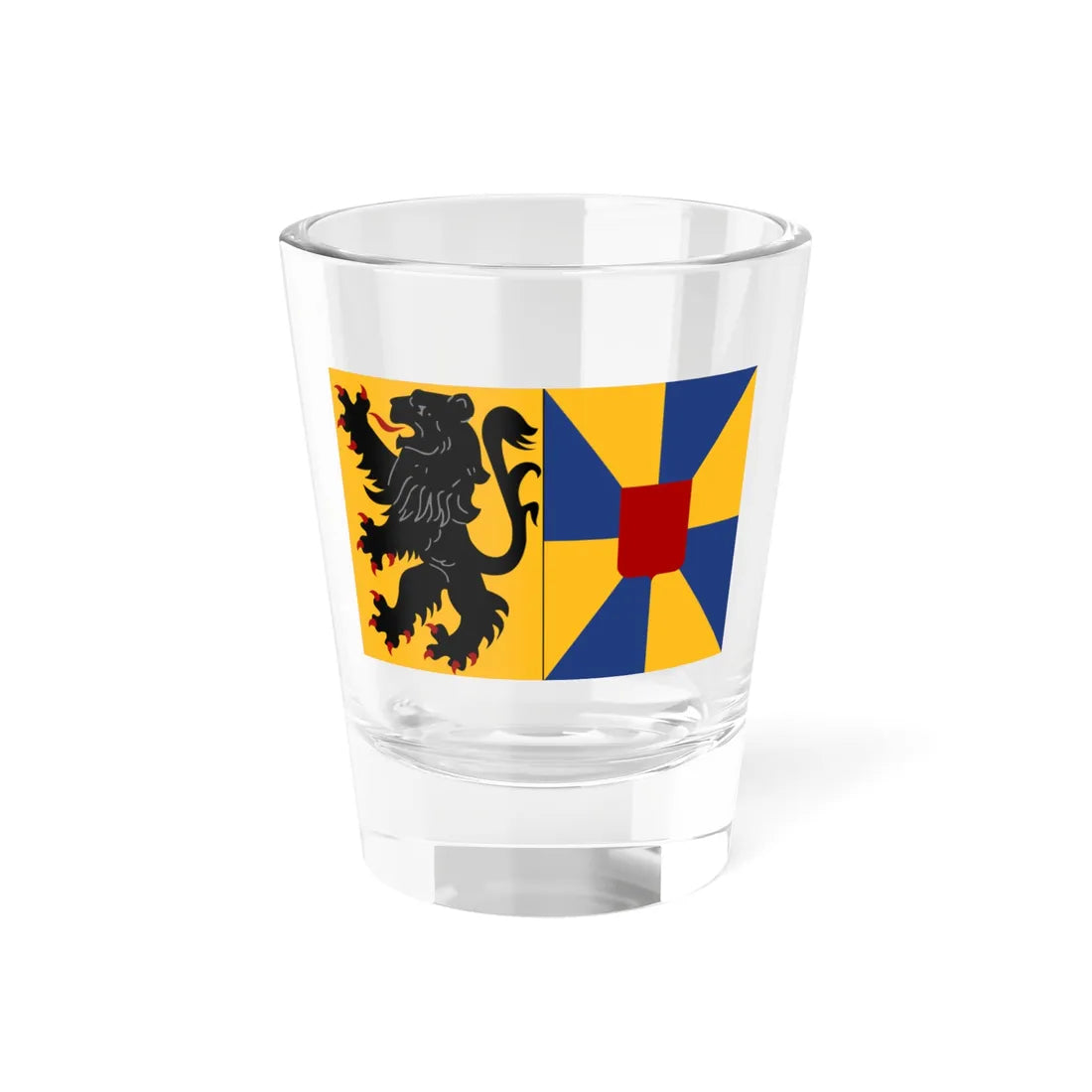 Kortemark vlag (Belgium) Shot Glass 1.5oz 1.5oz - Go Mug Yourself
