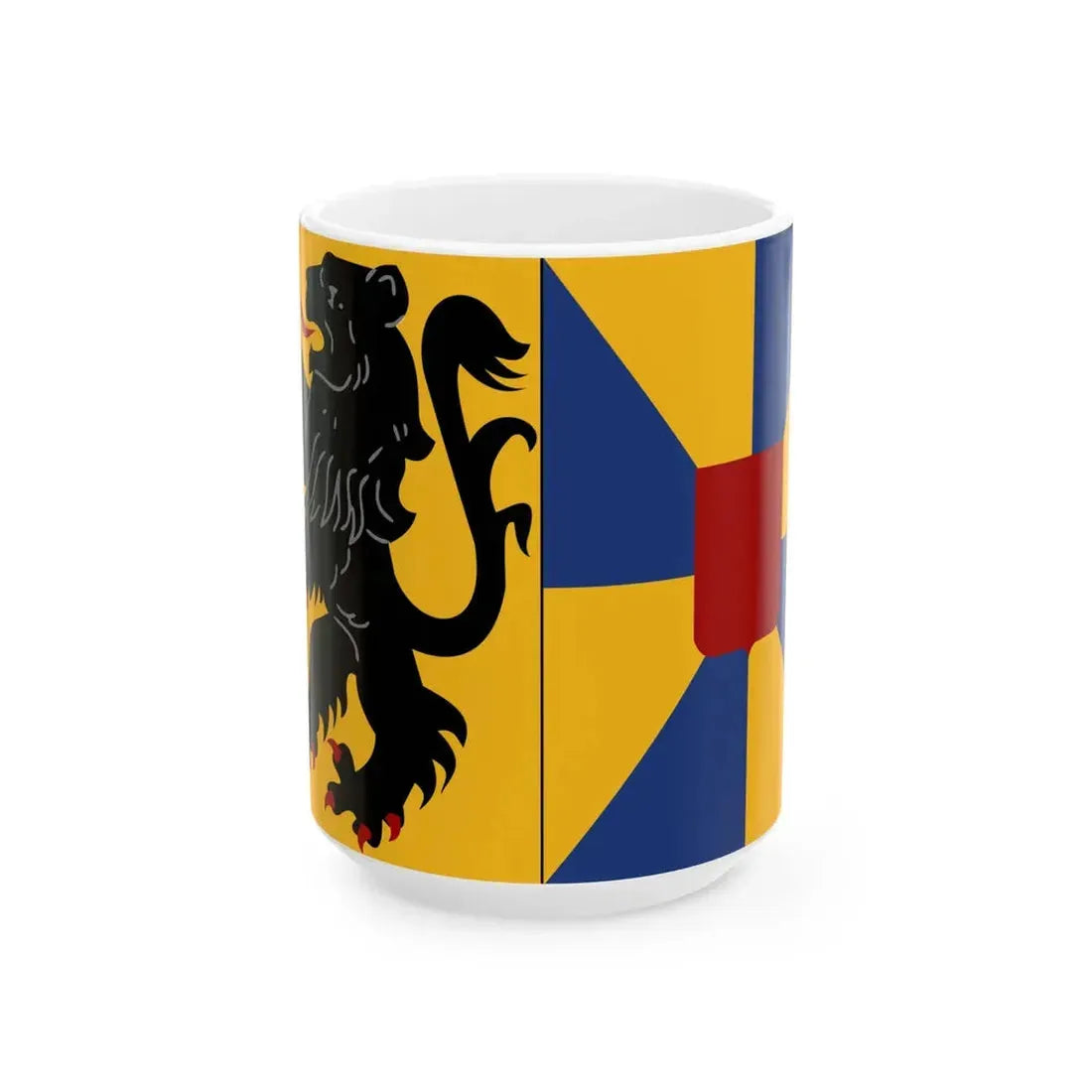 Kortemark vlag (Belgium) White Coffee Mug 15oz - Go Mug Yourself