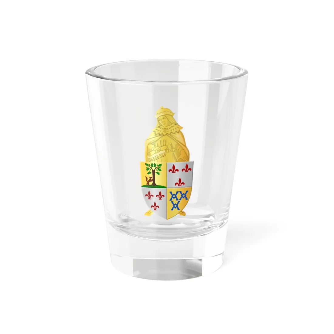Kortenberg wapen (Belgium) (Coat of Arms) Shot Glass 1.5oz 1.5oz - Go Mug Yourself