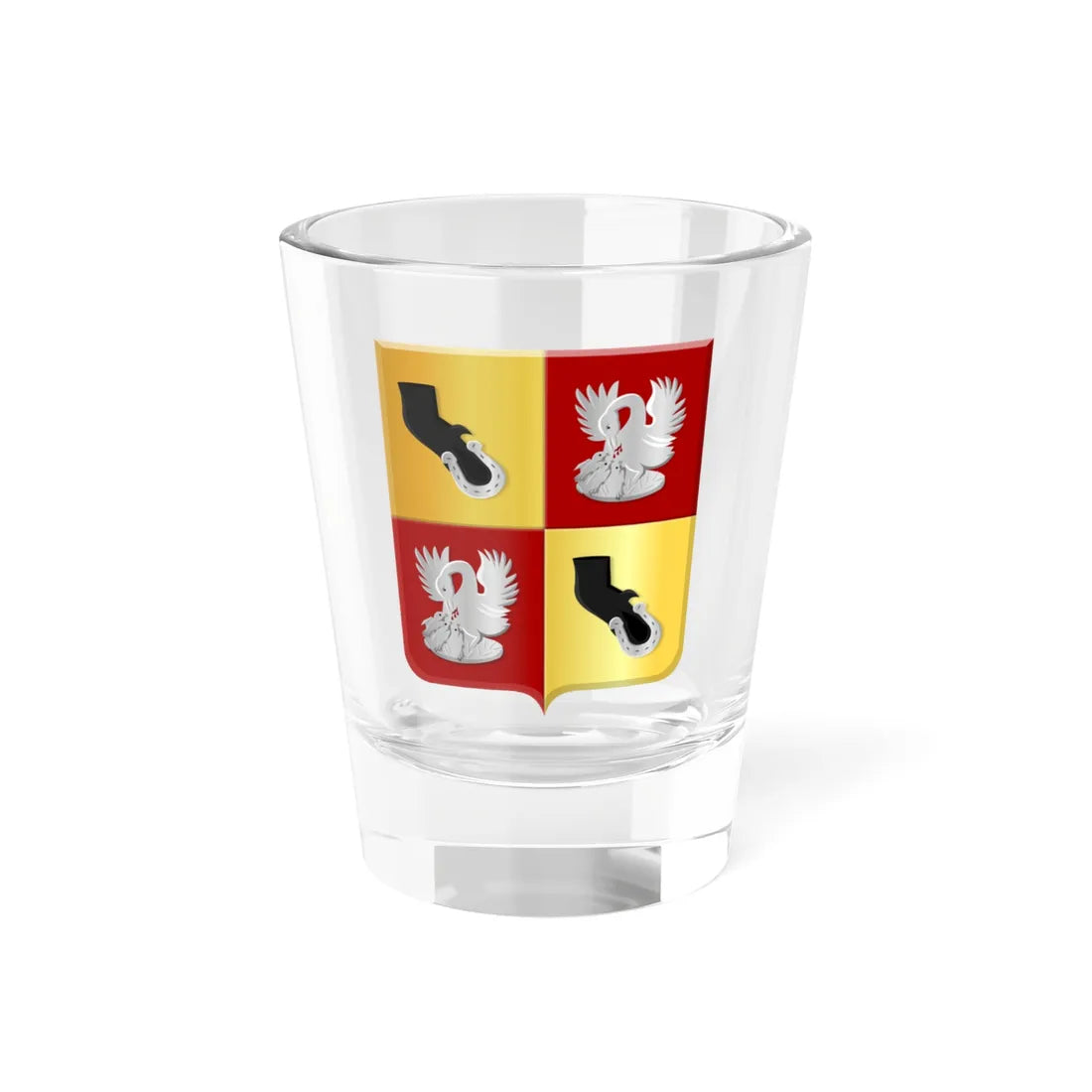 Kortenhoef wapen (Netherlands) (Coat of Arms) Shot Glass 1.5oz 1.5oz - Go Mug Yourself