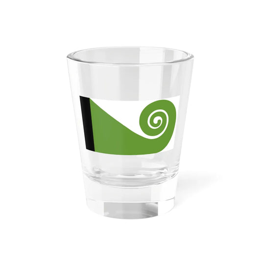 Koru flag (New Zealand) Shot Glass 1.5oz 1.5oz - Go Mug Yourself